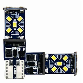 

1PCS Car Light LED T10 3020 1206 15smd 5W5 Width Lamp Stepless Decoding Bulb T10 (W5W/194) 12V