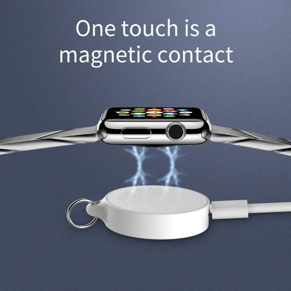 Portable Keychain charger Magnetic Wireless Charger Compatible with Apple Watch Series USB Power Charging Portable Keychain charger Magnetic Wireless Charger Compatible with Apple Watch Series USB Power Charging