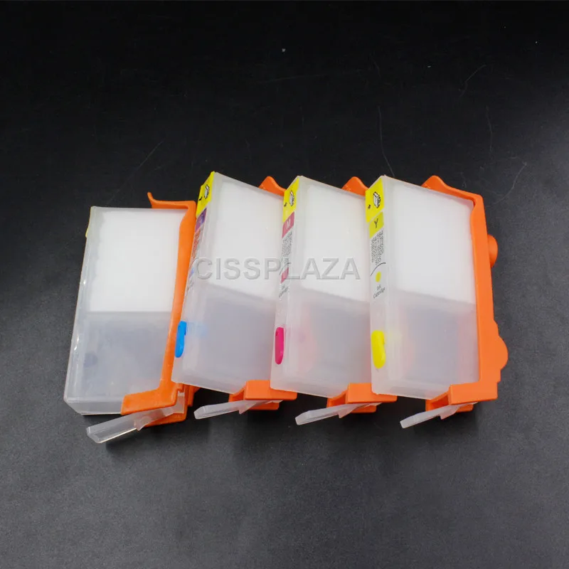 CISSPLAZA 4 шт. совместимый для hp 905 для hp 905 Officejet Pro 6960 6970 принтер с Постоянный чип перезаправляемый картридж