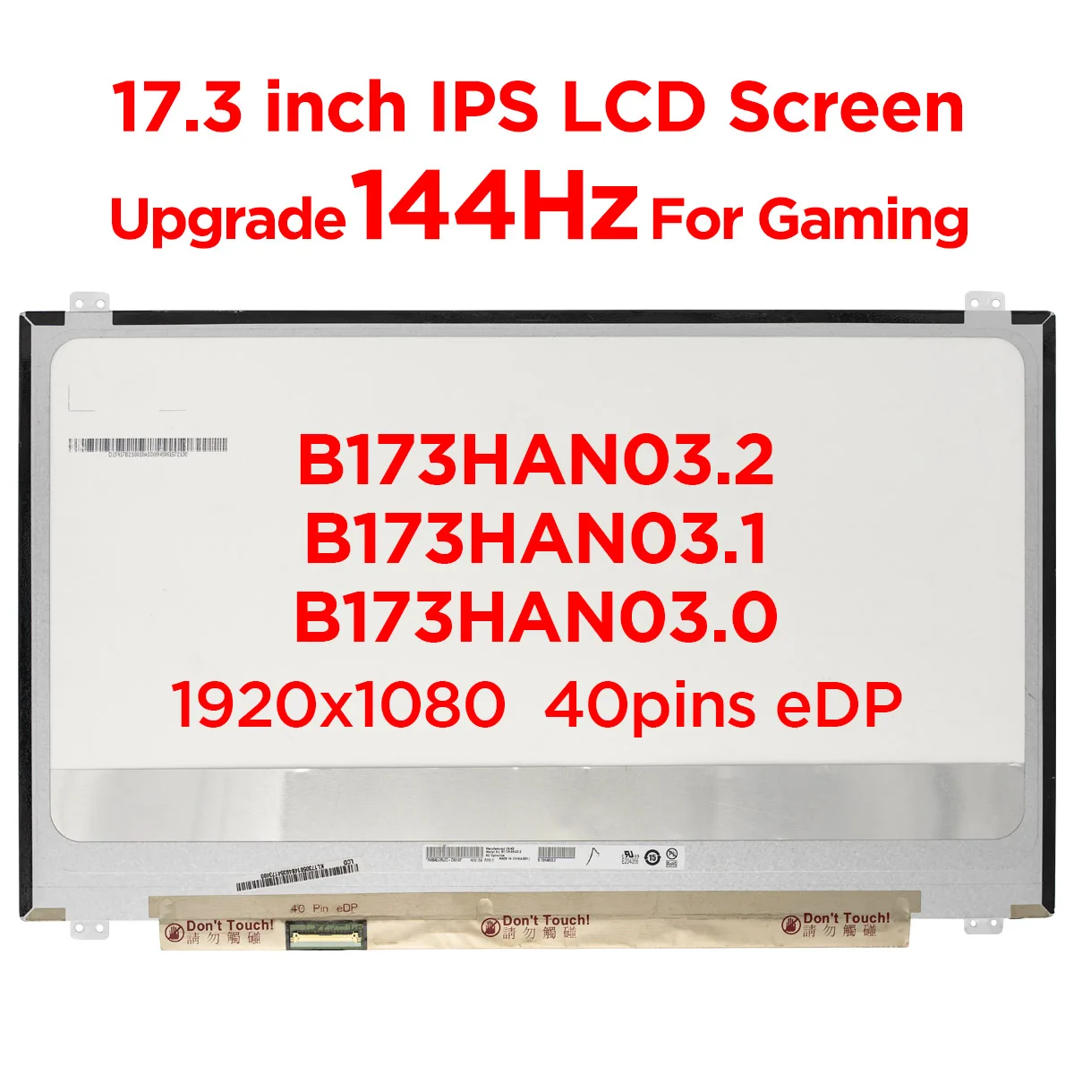 17.3&quot IPS 144Hz Laptop Screen B173HAN03.2 B173HAN03.1 B173HAN03.0 Upgrade For Gaming LCD Display FHD 1920x1080 40pin eDP | Компьютеры