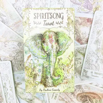 

78Pcs Spiritsong Tarot Cards English Version Tarot Deck Board Games For Fun Party Family Card Playing Table Games Entertainment