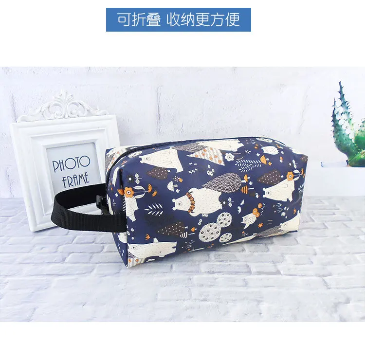 Мультфильм мыть мешок водонепроницаемый путешествия открытый xi yu bao косметичка xi zao lan клатч Storgage сумка для ванной