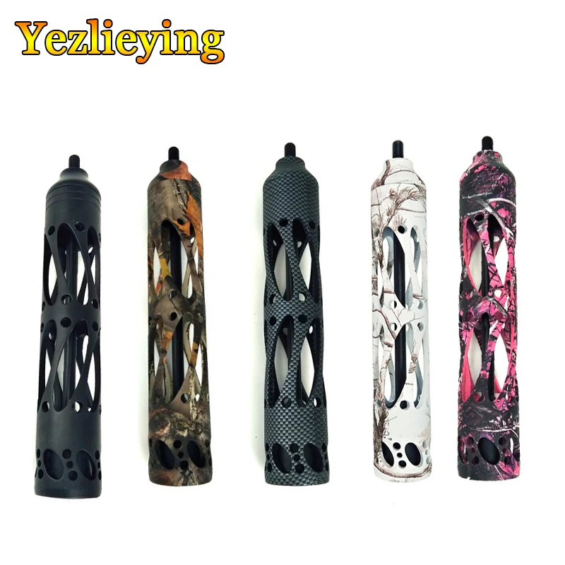 Archery Hunting 8Inches Compound Bow Stabilizer Shock Absorber Aluminum Alloy Machining 4pcs shock absorber aluminum alloy replacement for 1 10 traxxas trx 4 trx4 axial scx10 90046 rc4wd d90 km2 rc car