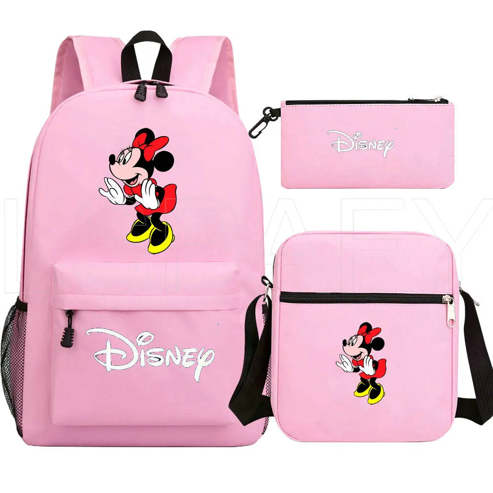 Mochila De Minnie Mouse para niñas y morral escolar de Anime para estudiantes, Mochila de dibujos animados, Mochila para ordenador portátil, uds.|Mochilas| - AliExpress