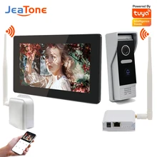 Jeatone IP Wireless Video Intercom System For Home Video Call With Camera Smart WiFi Video Doorbell Full Touch Screen Tuya
