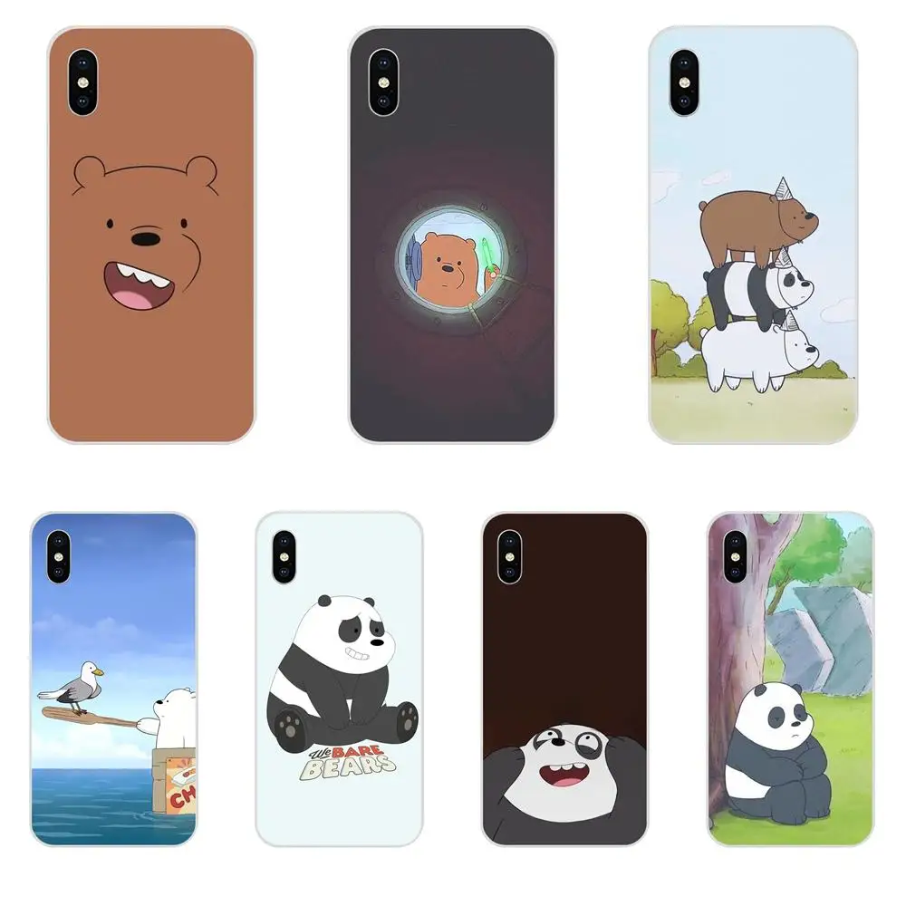 

Soft Cell Bags For Huawei Honor Mate 7 7A 8 9 10 20 V8 V9 V10 G Lite Play Mini Pro P Smart Cute Dinosaur We Bare Bears