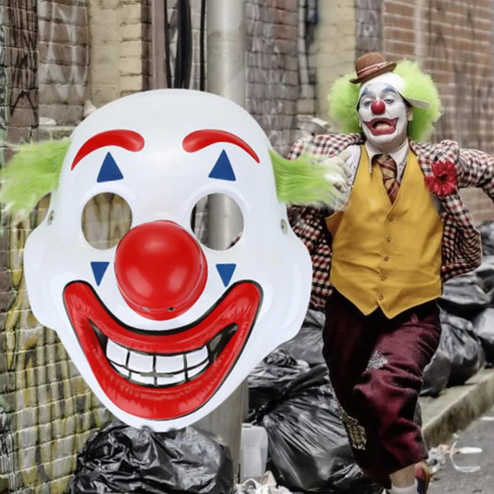 

Joker 2019 Mask Masque Cosplay Props Halloween Party Plastic Masks