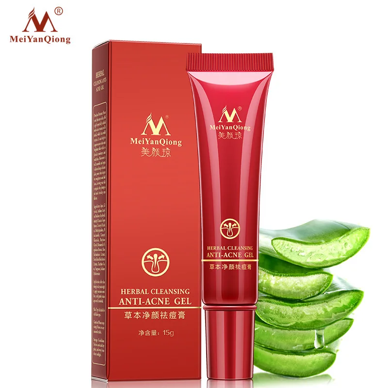 

Effective Acne Removal Cream Herbal Anti-acne Repair Fade Acne Spots Oil Control Whitening Moisturizing Face Gel Skin Care 15g