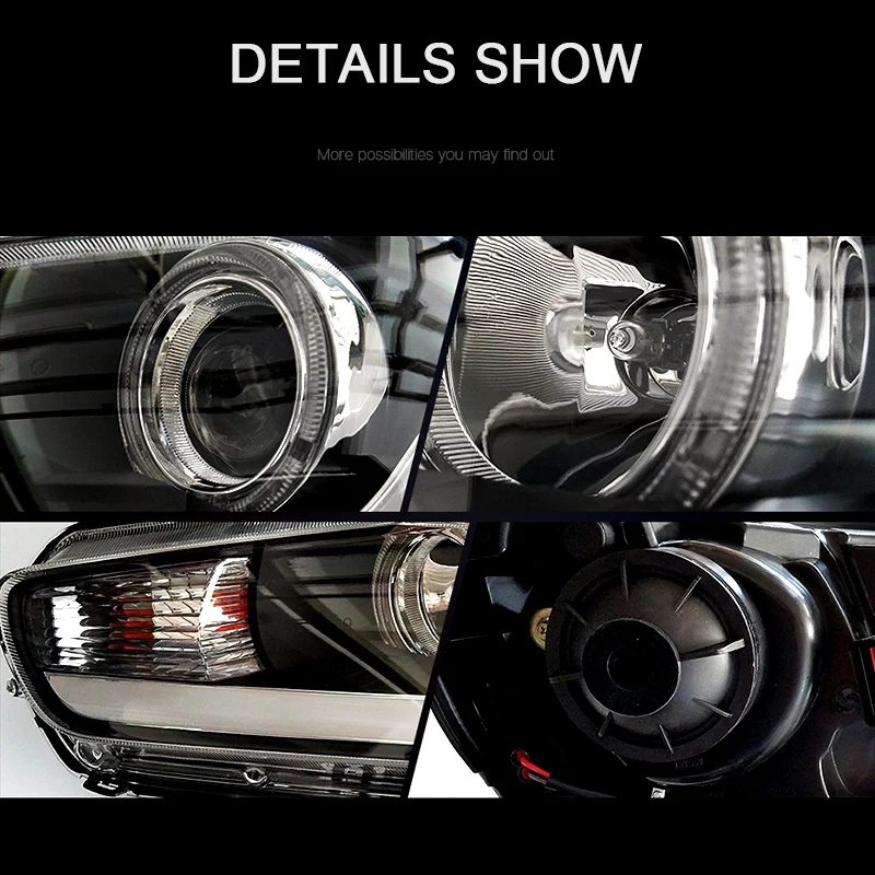 CNSUNNYLIGHT For Mitsubishi Lancer 2008-2017 Car Headlight Assembly Case LED DRL Turn Signal Projector Lens H7 H1 Plug and Play (2)