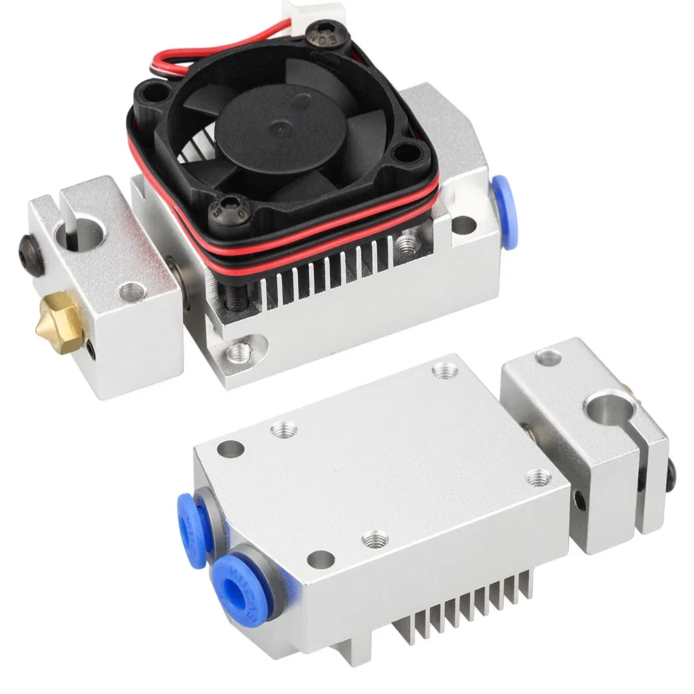 

Upgraded 12v/24v Cyclops Multi-color Extruder 2 In 1 Out 2 colors Hotend Bowden with Titan / Bulldog Extruder F/ 3D Printer