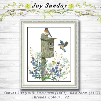 

The bird's home decor paintings 14CT11CT counted cross stitch kits embroidery set Needlework Set chinese cross stitch Home decor