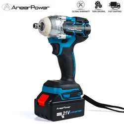 Sem escova 350n. m chave de impacto elétrica 21v recarregável 3 em 1 chave de fenda ferramentas elétricas 4000mah bateria de lítio