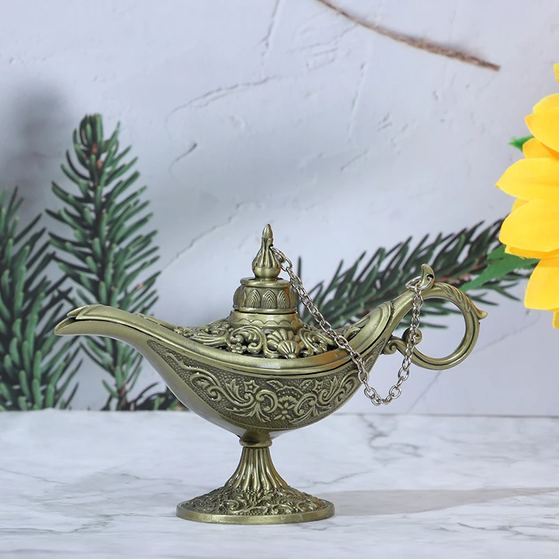 Antique Style Aladdin Magic Lamp Vaporizer Retro And Gothic Gift