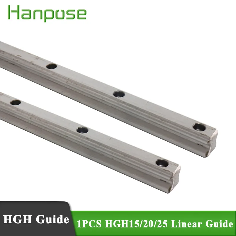 New Hgh15 20 25 Linear Guide Rail 100 200 300mm Length Square Linear