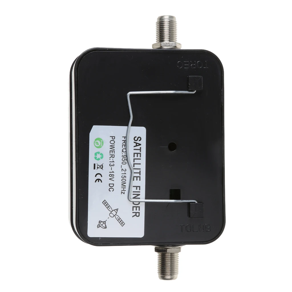 Satellite Finder Signal Meter for Aligning Dish with Patch Lead Back Light