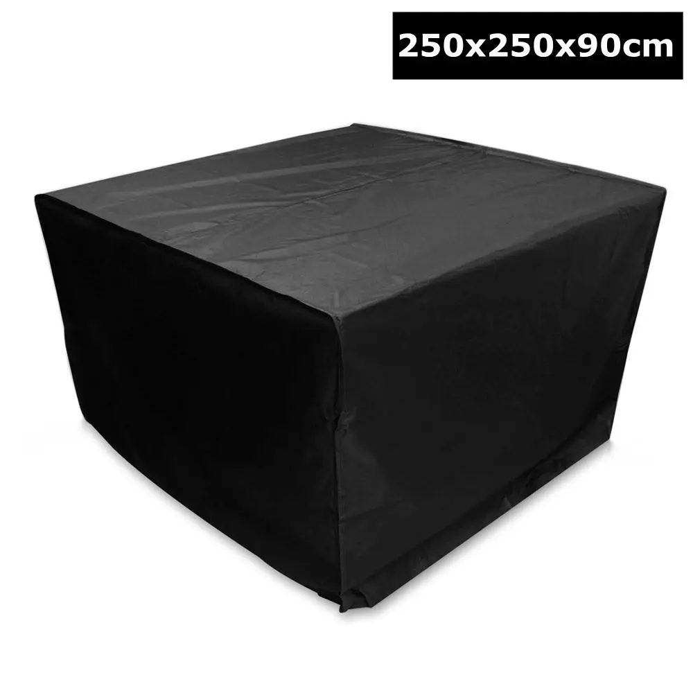 XL(250x250x90cm) 210D Оксфорд мебель Пылезащитный Чехол Водонепроницаемый Дождь Снег Открытый сад патио защитный чехол для дивана ротанга стол куб стул - Цвет: XL(250x250x90cm)