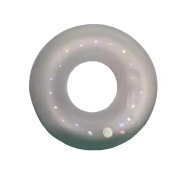 

PVC Kids Luminous Inflatable sequins Swimming Ring Children Women Rainbow Swim Tube Baby Swimming Circle Swimming Pool Floats