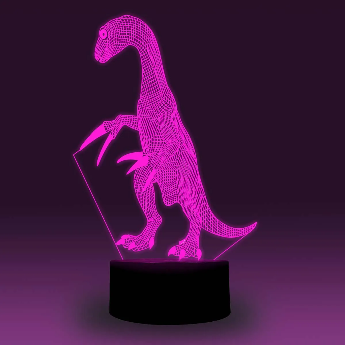 NiteApps 3D с изображением трицератопсов, динозавров RGB светодиодный ночник настольная лампа иллюзия Лампа подарок на день рождения
