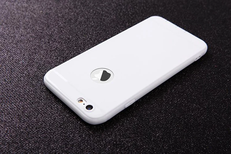 Ультра тонкий корпус Мягкий Силиконовый ТПУ чехол для iPhone X XR XS MAX 8 Plus 360 Полное покрытие матовые черные силиконовые чехлы для мобильных телефонов