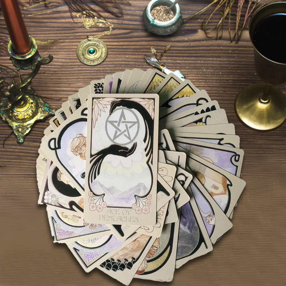 80 шт. эфирные видения с подсветкой Таро карты настольная игра карточная колода для семейного сбора вечерние игральные карты