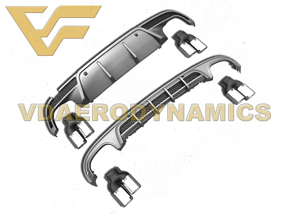 Подходит для 2014-2018 Benz W205 C180 C200 C220 C250 C300 C350 C400 C450 VAD-B PP или Carbon задний диффузор губ |
