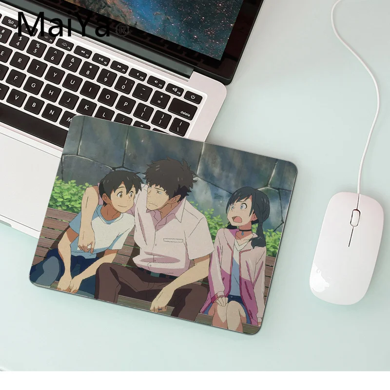 No Lock Edge25x29cm Maiya высокое качество tenki no ko уникальная настольная панель коврик для игровой мыши Лидер продаж подставка под руку мышь - Цвет: No Lock Edge25x29cm