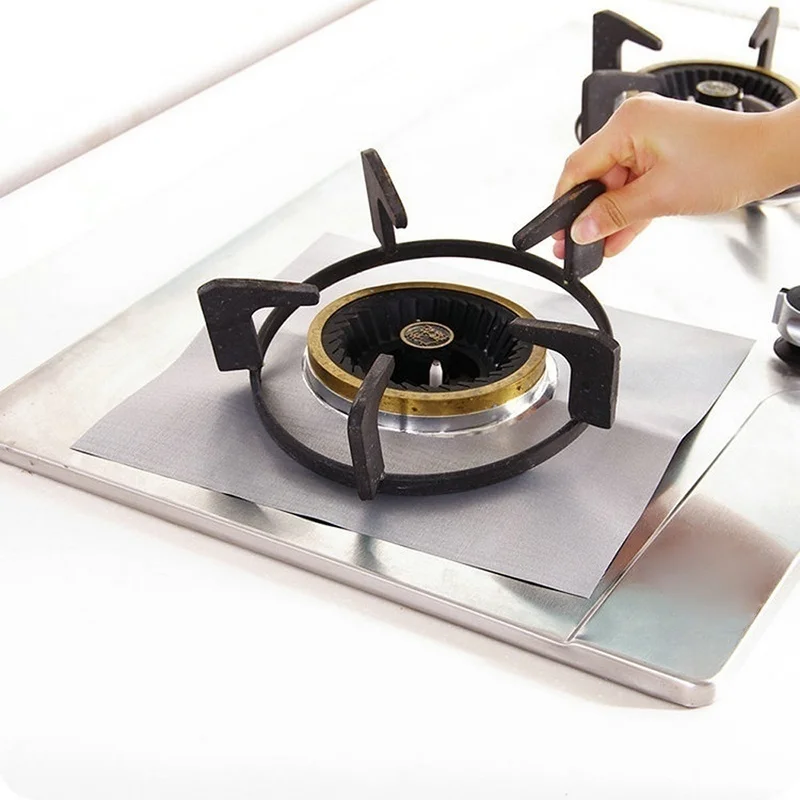 Антипригарным печь из нержавеющей стали газовая плита протекторы горелки крышка