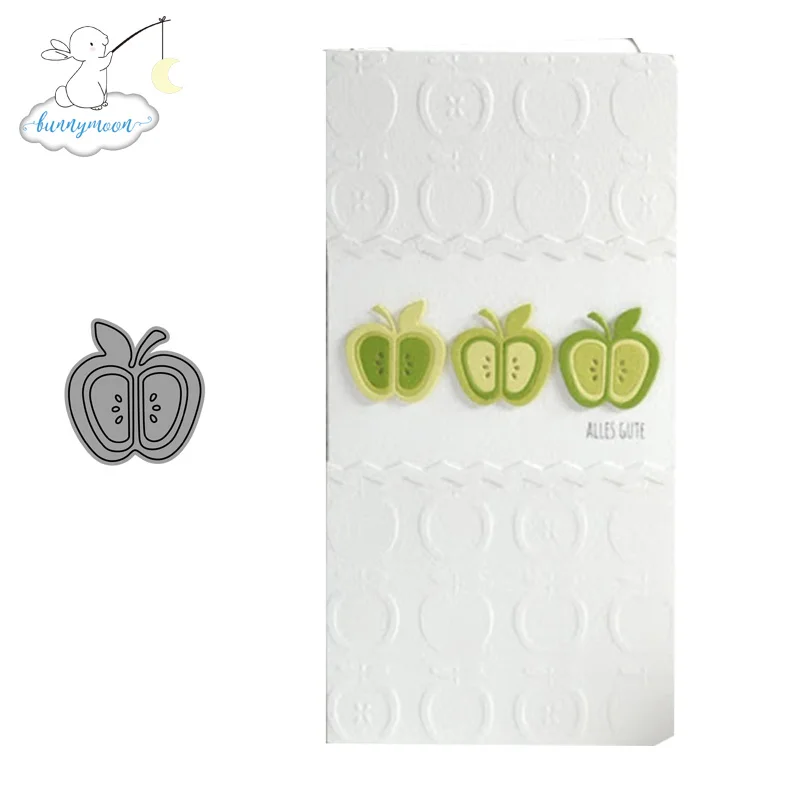 

CH Apple 3D Gift Stitched DIY Scrapbooking Stamps Craft Embossing Die Cut Making Stencil Template