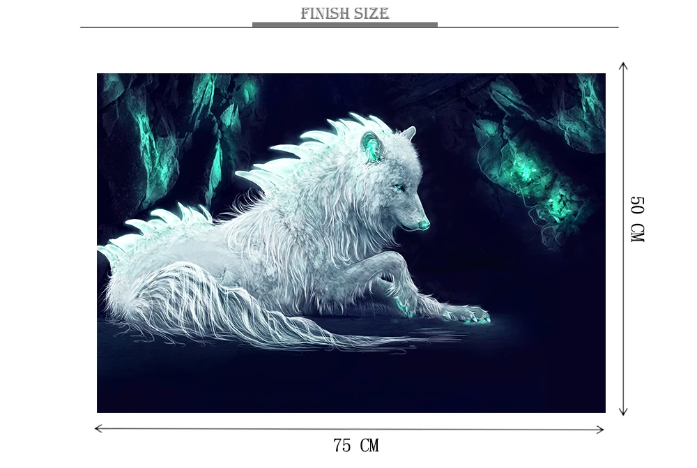 MOMEMO "Fantasy Wolf" 1000 шт. головоломка для взрослых животных шаблон головоломки деревянные 1000 шт. головоломки игрушки для детей