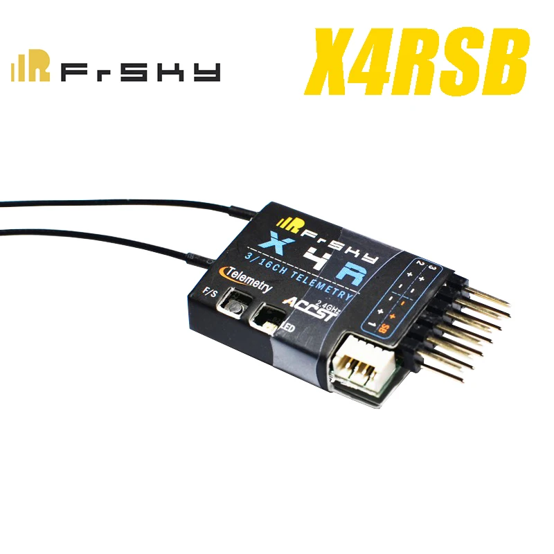 

FrSky X4RSB 3/16ch 2.4Ghz ACCST Receiver w/S.BUS Smart Port & Telemetry