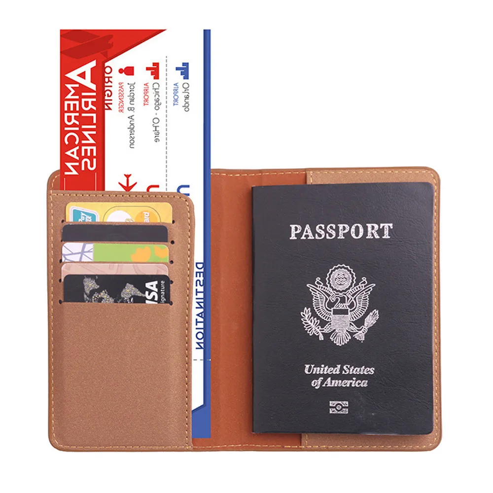 Унисекс, Обложка для паспорта, яркая поверхность, сертификат, сумка для карт, нубук, Кожаная Обложка на паспорт, посылка, дорожная сумка для паспорта