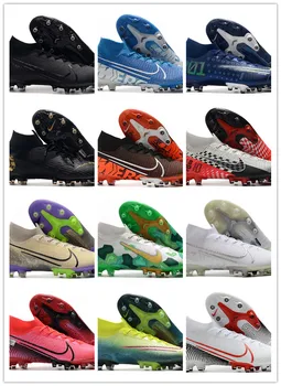 

Nike Assassin 13th generation electroplating high-top knitted surface Flyknit waterproof AG football shoes Nike Superfly 7 Elite
