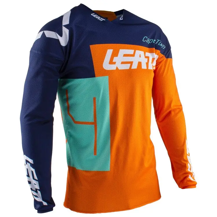 dh мотокросс Джерси ciclismo велосипед spexcel MX MTB Джерси Горные Джерси Велоспорт Джерси - Цвет: Оранжевый