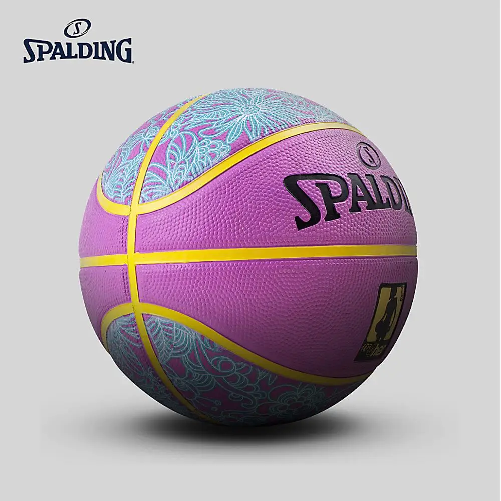 SPALDING мужской женский баскетбольный мяч Размер 6 матч обучение открытый официальный мяч basketbol 83-050y