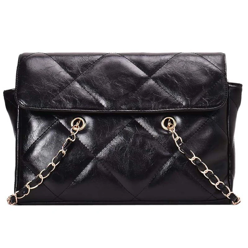 

iVog New Arrival Everyday Female Messenger Crossbody channels Handbag Quilted Chain Hand Bags for Women 2019