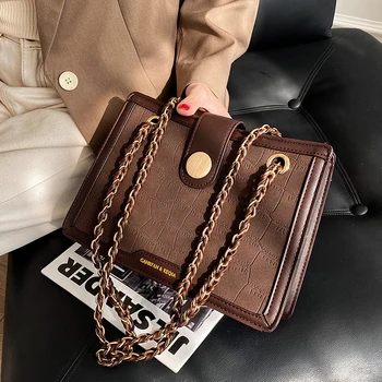 

Retro Textured Frosted Women's Pouches New Fashionable All-match Shoulder Bag Internet Celebrity Underarm Bag Flap Small Package