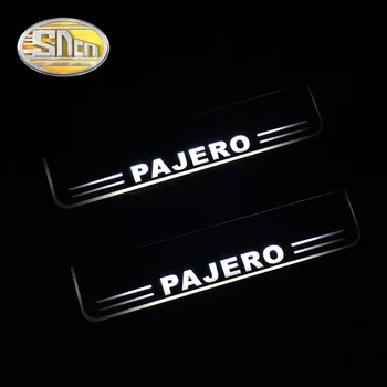 

SNCN Waterproof Acrylic Moving LED Welcome Pedal Car Scuff Plate Pedal Door Sill Pathway Light For Mitsubishi Pajero 2016 - 2018