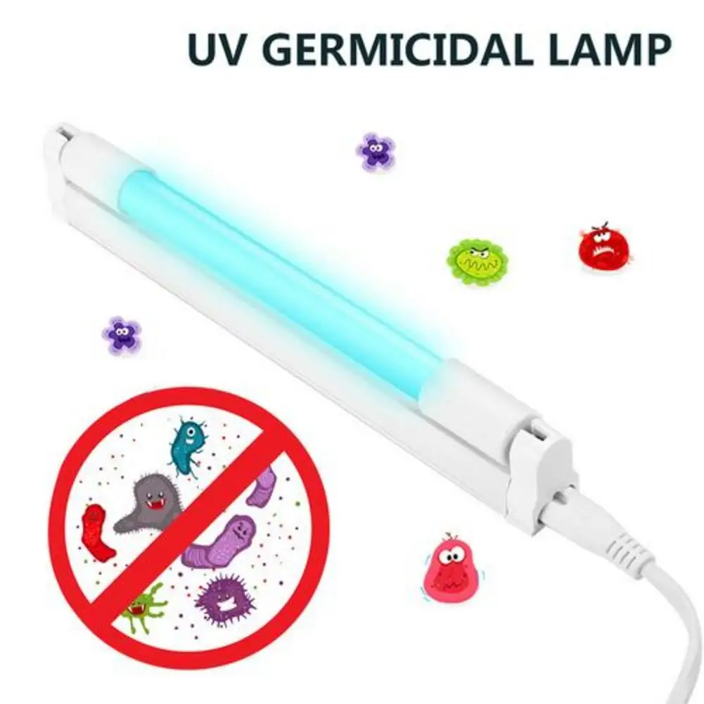 

T5 8W 6W LED UV Quartz Lamp UV-C Ultraviolet Lamp UVC Germicidal Sterilizer Light 110V 220V Ozone Deodor Eliminator Tube