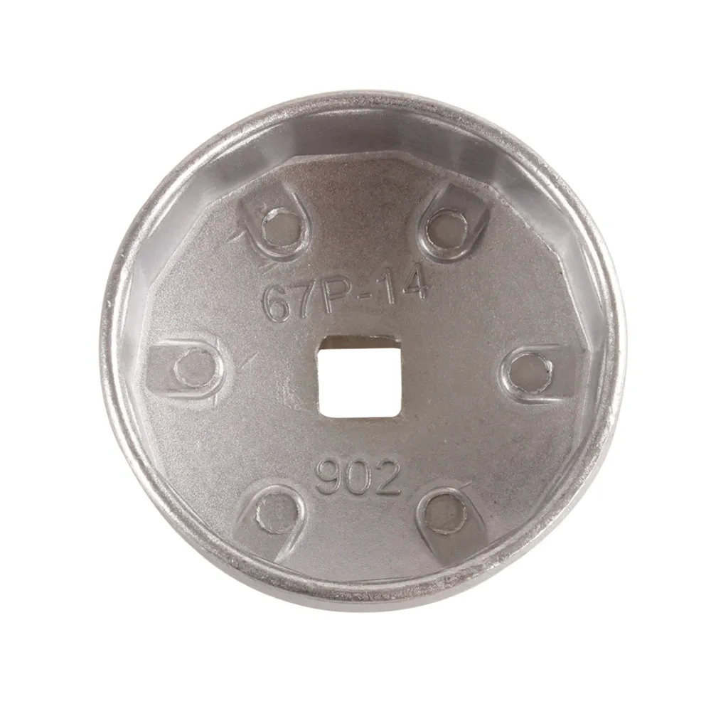 Wrench Auto Tool 1/2 Square Drive 65mm 14 Flutes End Cap Oil Filter Wrench Auto Tool for H-onda