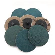 

2-50Pcs 2 Inch 50mm Sanding Roloc Grinding Discs 60 80 120 Grit Roll Lock Surface Sanding Grinding Discs For Abrasive Tools