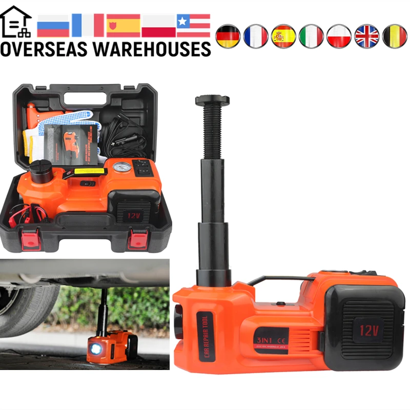 Car Jack Electric Hydraulic Floor Jack 5T 45cm Tire Lifting Tire