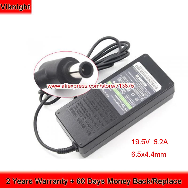 Натуральная 19 5 V 6.2A 121W VGP-AC19V53 VGP-AC19V45 адаптер переменного тока для SONY VAIO VPCF-132FX VGP-ACV46