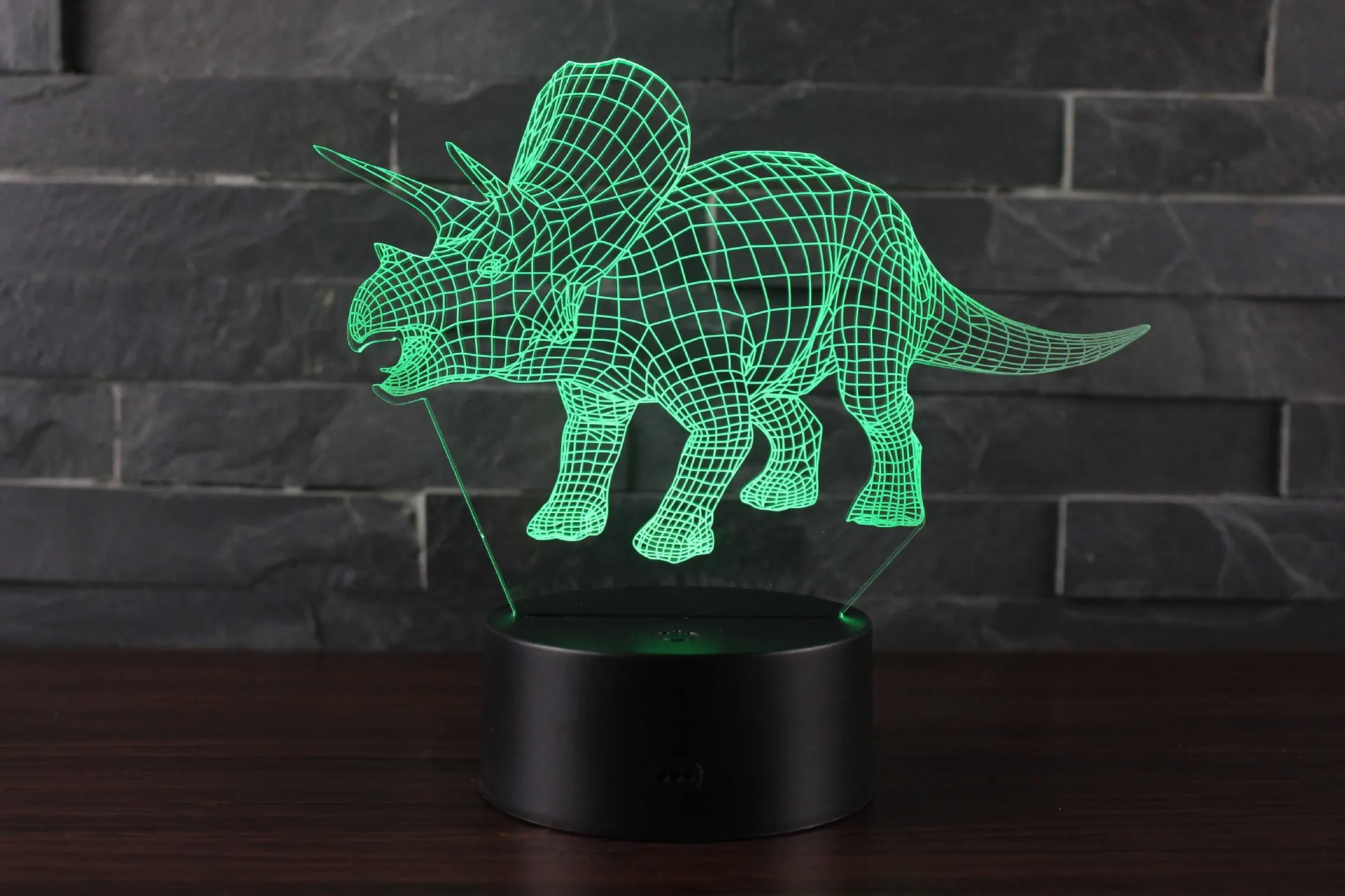 night stand lamps Cartoon Dinosaur 3D night light led remote control 7/16color touch control desk lamp bedside lamp birthday gift decoration nursery night light