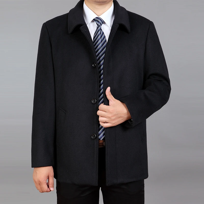2020 Spring Men Wool Coat Wool Blend Jacket Autumn Wool Cashmere Jacket Male Pea Coat Winter Woolen Coat Overcoat Plus Size 7XL 2020 Spring Men Wool Coat Wool Blend Jacket Autumn Wool Cashmere Jacket Male Pea Coat Winter Woolen Coat Overcoat Plus Size 7XL