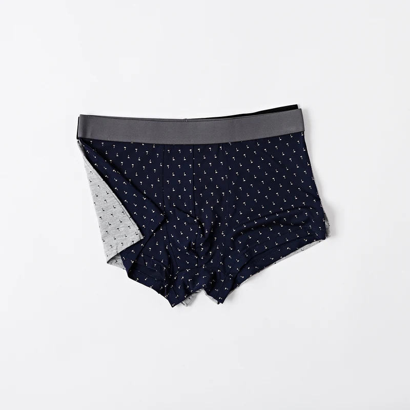 Beste Metersbonwe Boxer Tieners Mannelijke Ondergoed Mannen Modale Mannelijke Slipje Ondergoed Comfortabele Boxer Homewear Print Cuecas 265291