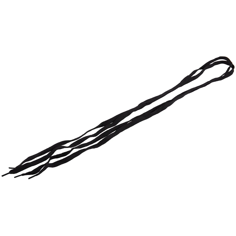 BEAU-Flat Shoe Laces Bootlaces Trainers Skate Strong Shoelaces black