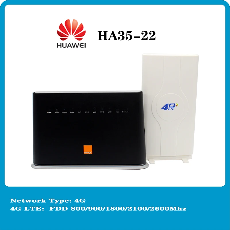 Unlocked Used Huawei HA35 4G Wireles Router LTE 300Mbps wfi router with Antenna PK B612 B525 | Компьютеры и офис