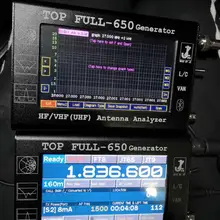 HF/VHF/UHF 4," сенсорный ЖК-дисплей 0,1-1300 МГц 1,3 ГГц ANT SWR Векторный анализатор антенны метр+ 3000 мАч аккумуляторная батарея