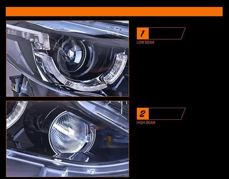 Автомобильный Стайлинг сборка Cob боковой указатель поворота Assessoires Drl Led освещение автомобиля фары задние фонари 17 18 для Mazda Axela