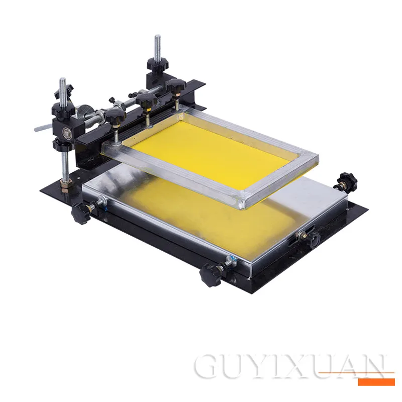 Small manual silk screen station SMT manual stamping station solder paste screen printing machine screen printing machine